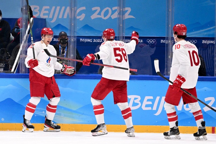 Dānijas un Krievijas izlases, hokejazinas.com