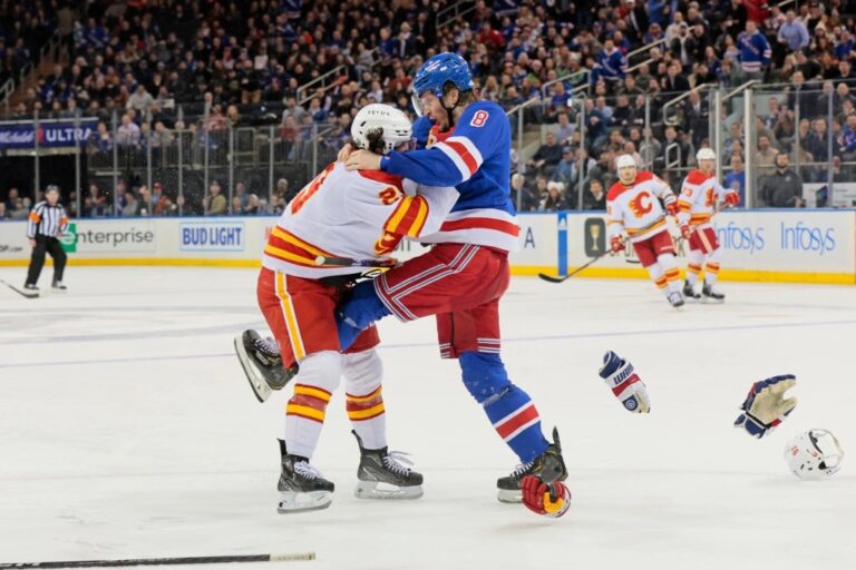Ņujorkas "Rangers" un Kalgarī "Flames", hokejazinas.com