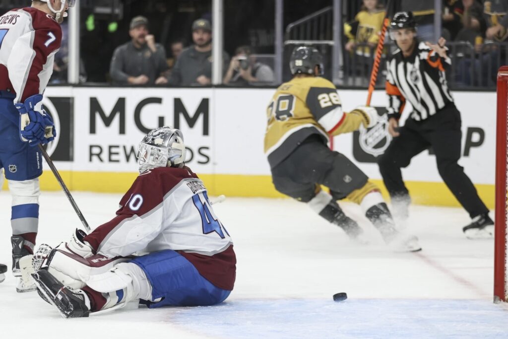 Aleksandrs Georgijevs un Viljams Karjē, Kolorado "Avalanche" un Vegasas "Golden Knights", hokejazinas.com