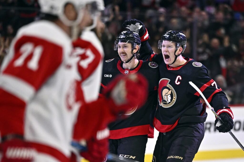 Breidijs Tkačuks, Otavas "Senators", Detroitas "Red Wings", hokejazinas.com