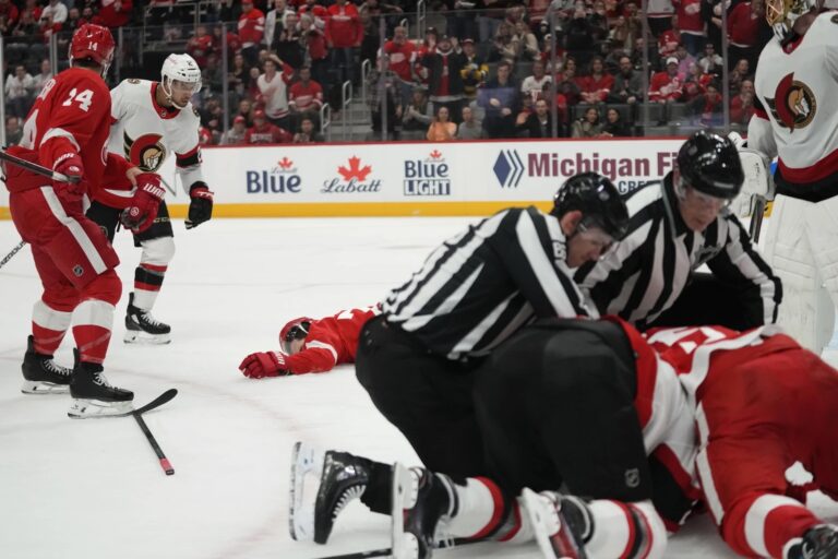 Detroitas "Red Wings" un Otavas "Senators", hokejazinas.com