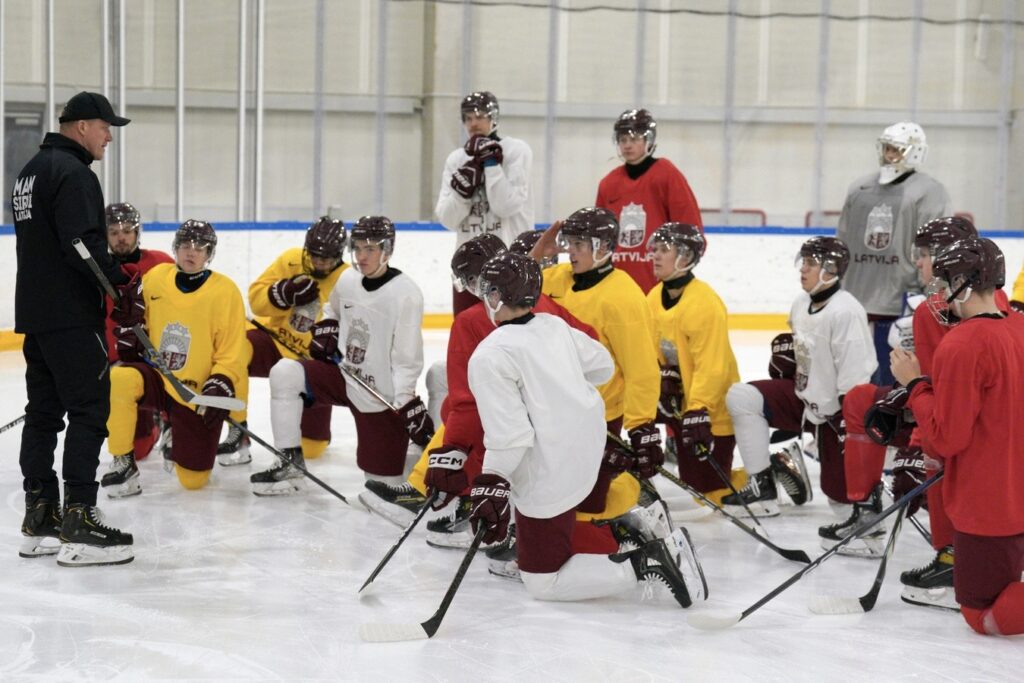 Latvijas U-20 hokeja izlases treniņš, Hokejazinas.com