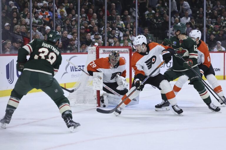 Minesotas "Wild" un Filadelfijas "Flyers", hokejazinas.com