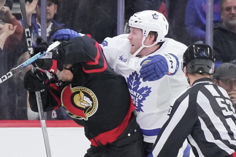 Morgans Railijs un Ridlijs Gregs, Toronto "Maple Leafs" un Otavas "Senators", hokejazinas.com