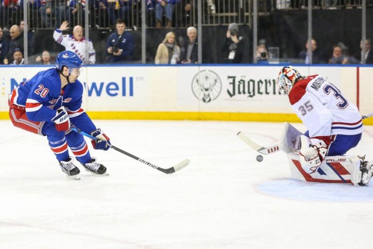 Kriss Kraiders un Semjuels Montembo, Ņujorkas "Rangers" un Monreālas "Canadiens", hokejazinas.com