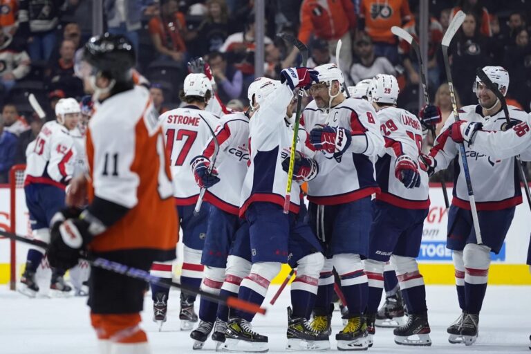 Vašingtonas "Capitals" un Filadelfijas "Flyers", hokejazinas.com