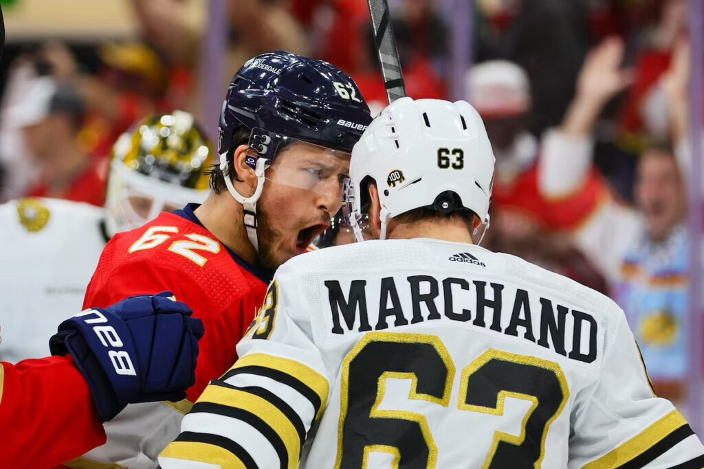 Breds Maršāns un Brendons Montūrs, Bostonas "Bruins" un Floridas "Panthers", hokejazinas.com