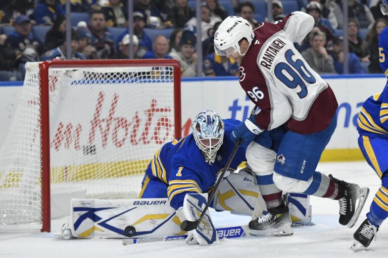 Mikko Rantanens un Uko-Peka Lūkonens, Kolorado "Avalanche" un Bufalo "Sabres", hokejazinas.com