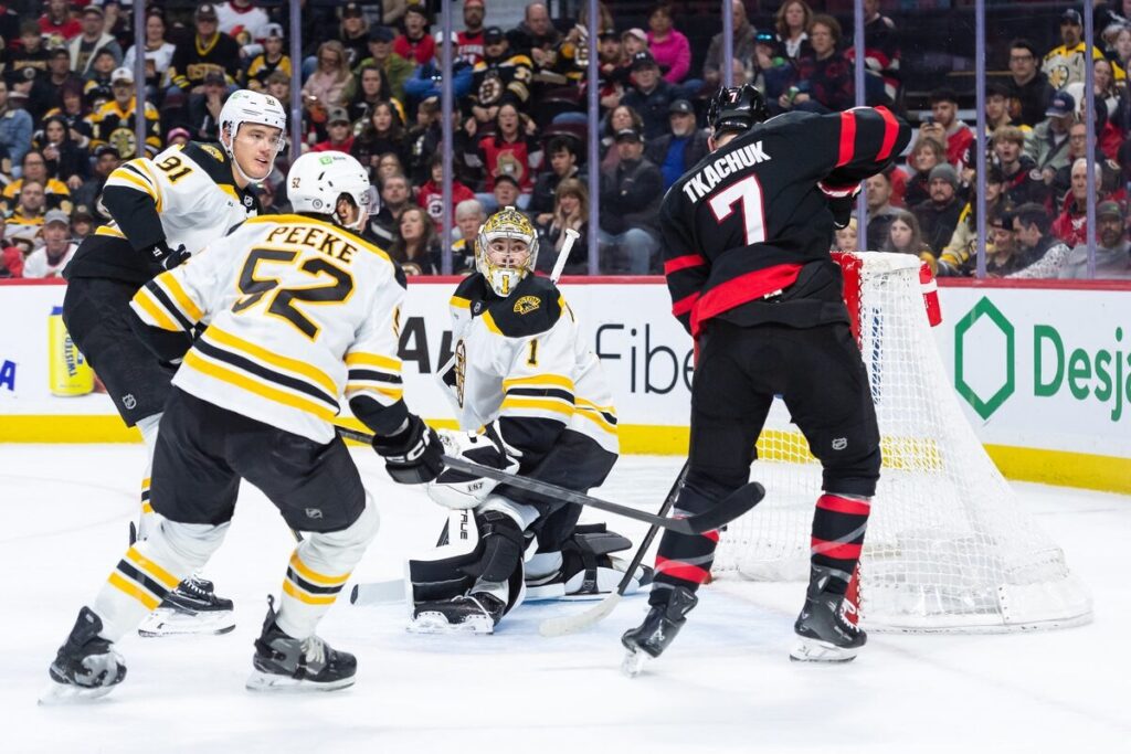Bostonas "Bruins" un Otavas "Senators", hokejazinas.com