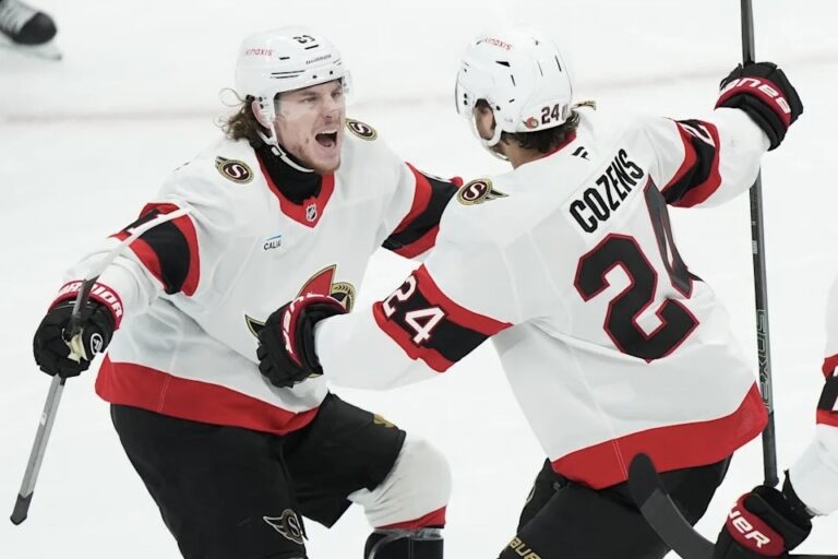Dilans Kozenss, Ādams Godets, Otavas "Senators", hokejazinas.com