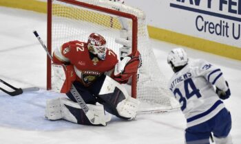 Sergejs Bobrovskis un Ostons Metjūzs, Floridas "Panthers" un Toronto "Maple Leafs", hokejazinas.com