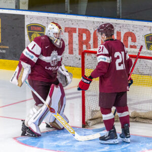 Mikus Vecvanags #1, Latvijas U-20 izlase, Hokejazinas.com
