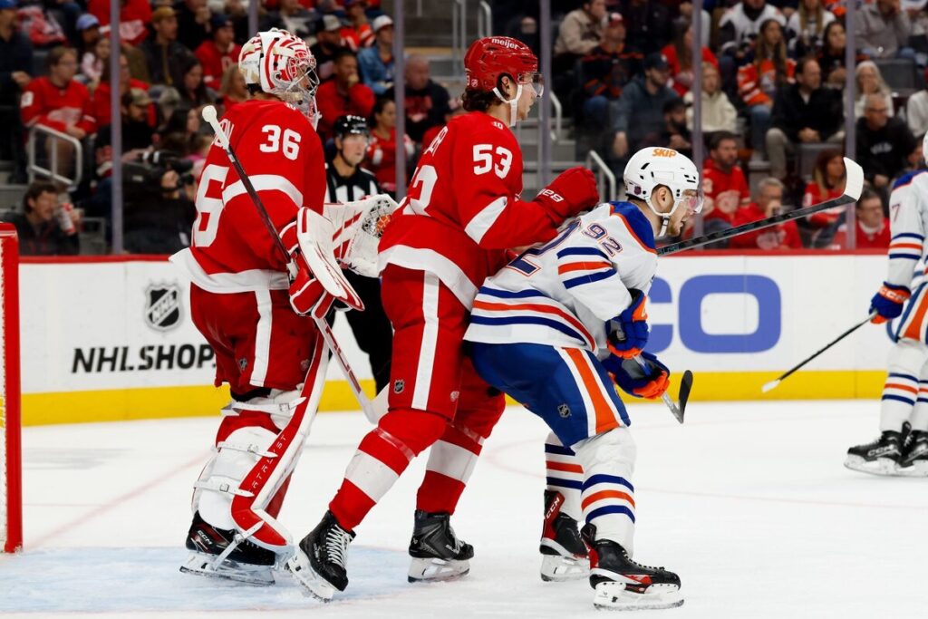 Edmontonas "Oilers" un Detroitas "Red Wings", hokejazinas.com