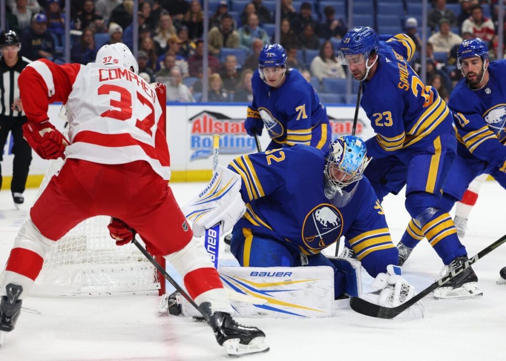 Bufalo "Sabres" un Detroitas "Red Wings", hokejazinas.com