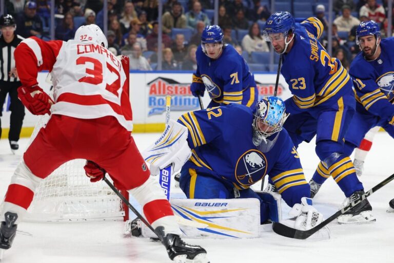 Bufalo "Sabres" un Detroitas "Red Wings", hokejazinas.com