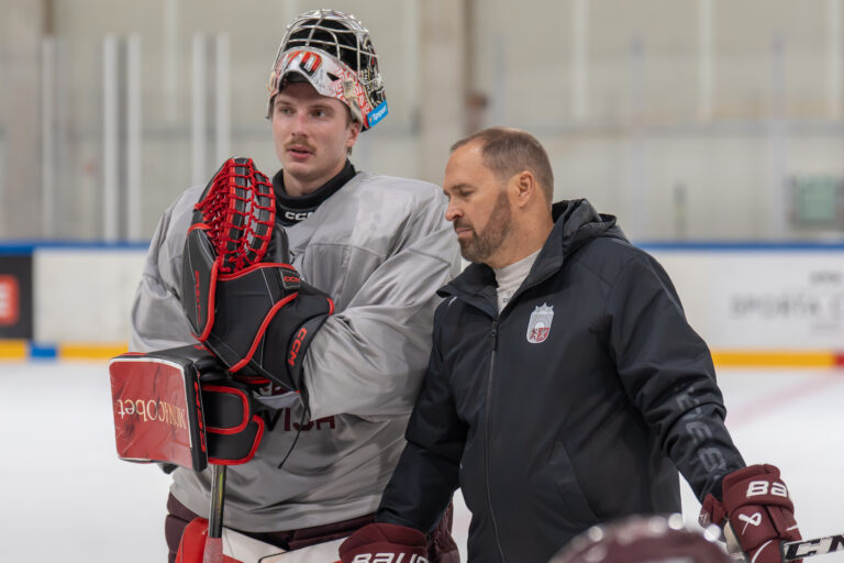 Ēriks Vītols un Artūrs Irbe, hokejazinas.com