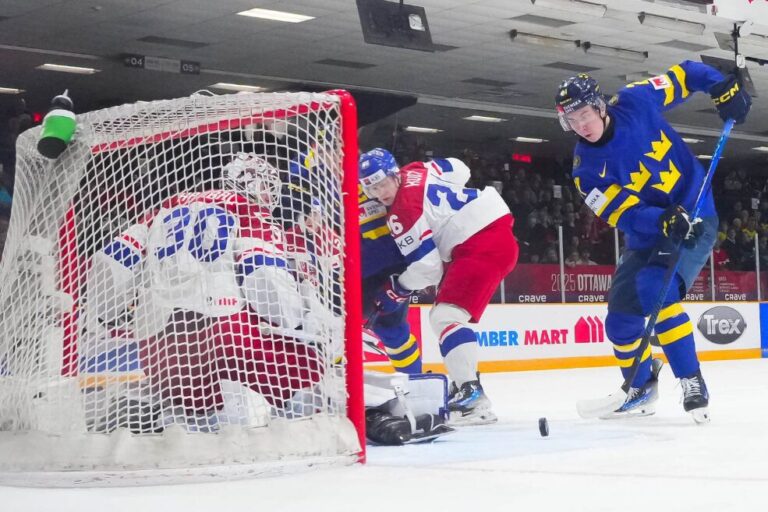 Čehijas U-20 - Zviedrijas U-20, hokejazinas.com
