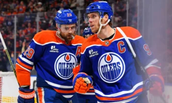 Konors Makdeivids, Leons Draizaitls, Edmontonas "Oilers", hokejazinas.com