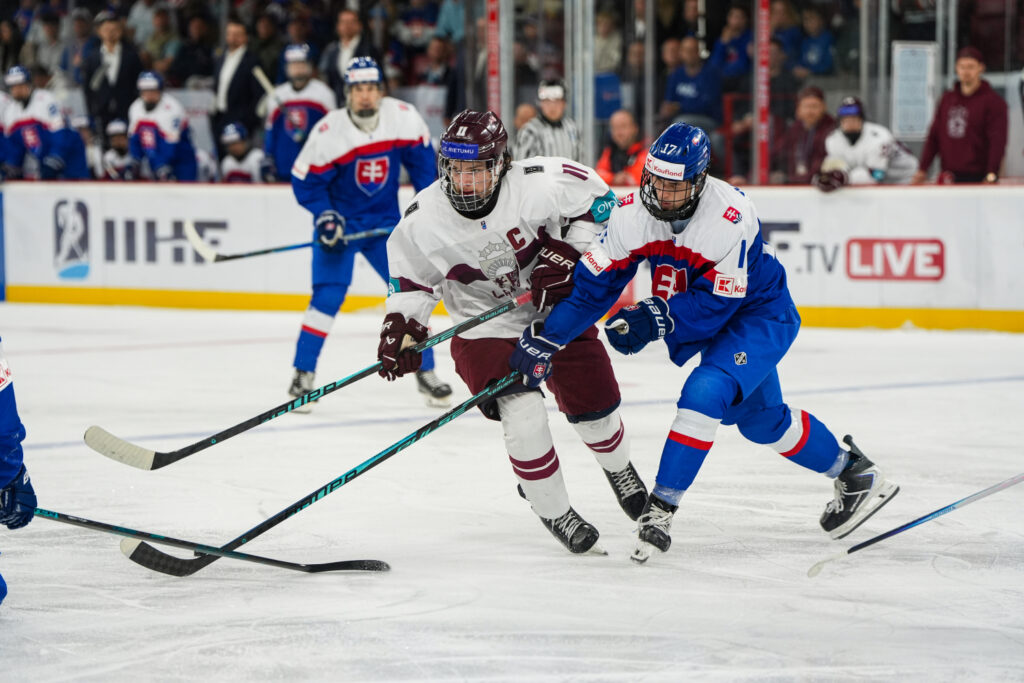 Dāvids Tarvids, Latvijas U-18 pret Slovākijas U-18, hokejazinas.com