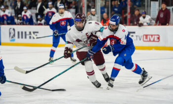 Dāvids Tarvids, Latvijas U-18 pret Slovākijas U-18, hokejazinas.com