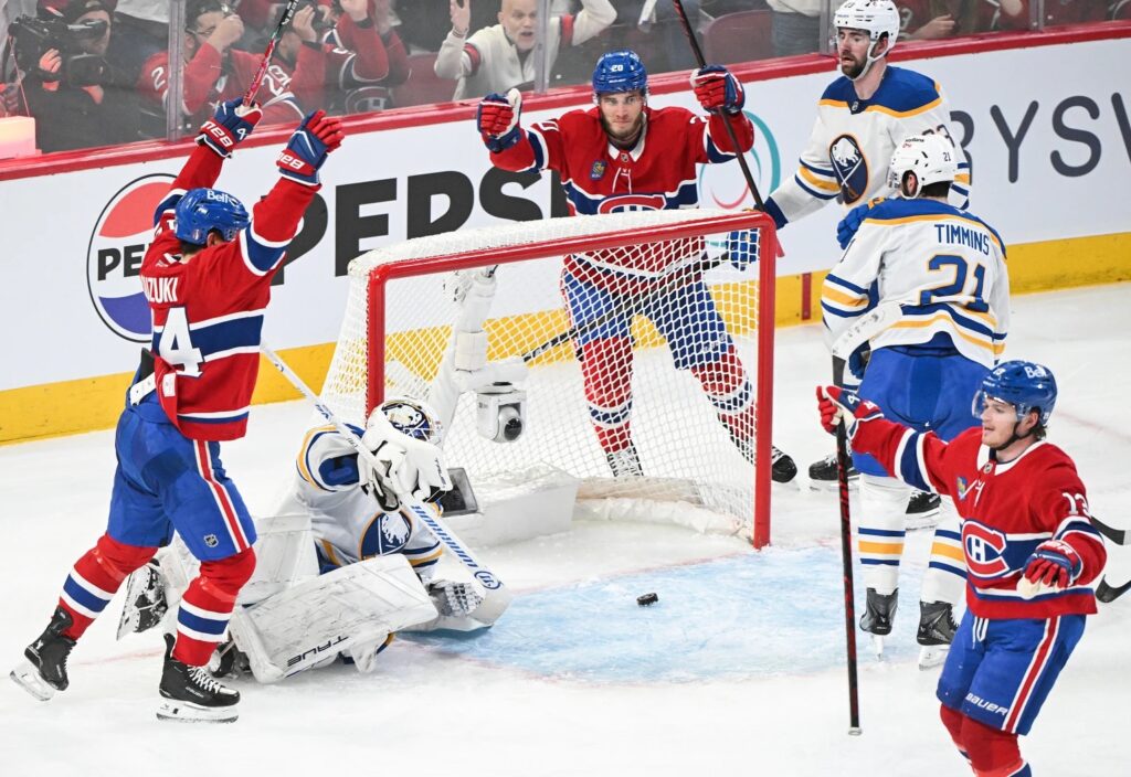 Monreālas "Canadiens" un Bufalo "Sabres", hokejazinas.com