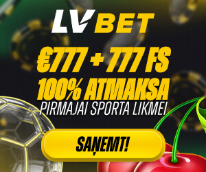 LVBet 100% atmaksa pirmajai sporta likmei